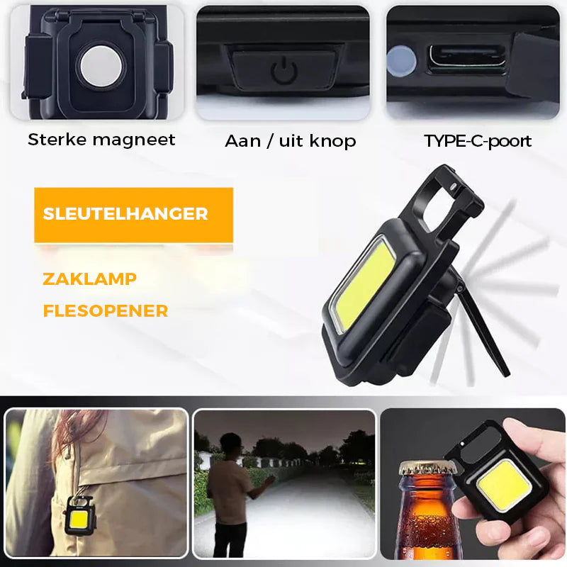 Ledsen™ - SMART Led sleutelhanger noodverlichting | (Tijdelijk 1+1 GRATIS)