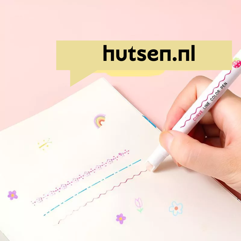 Hutstift™ (Tijdelijk 1+1 GRATIS) Golvende markeer stift pen 6 (stuks)