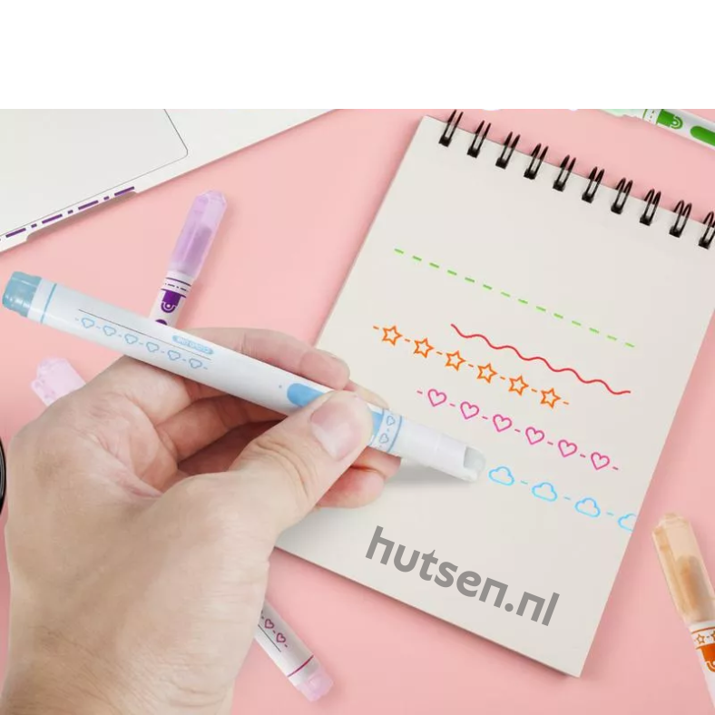 Hutstift™ (Tijdelijk 1+1 GRATIS) Golvende markeer stift pen 6 (stuks)