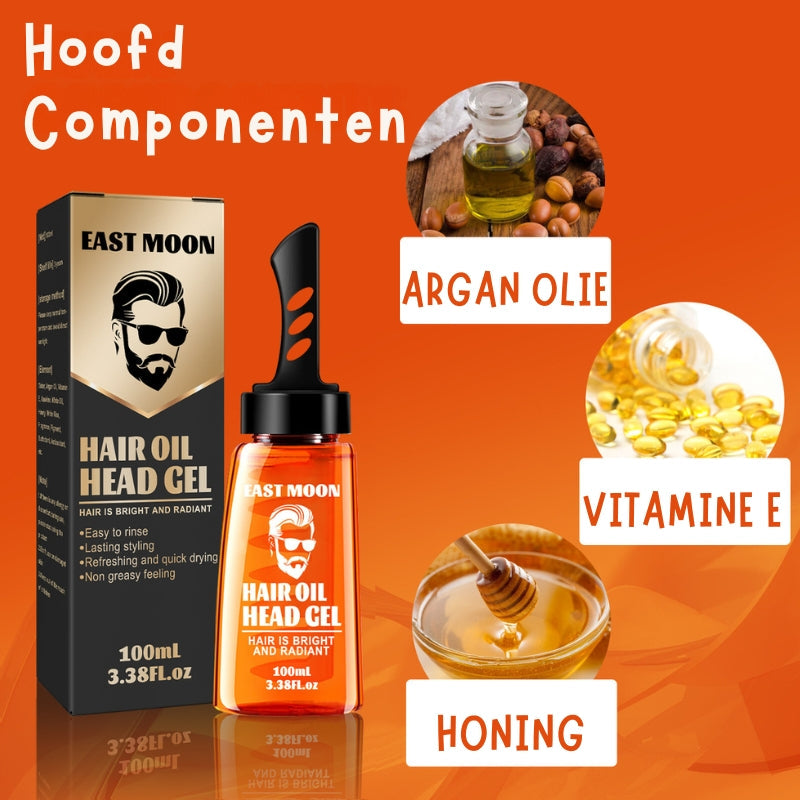 2 in 1 Hair Gel Combi – Kam en Gel in één voor Natuurlijke, Sterke en Sneldrogende Hold Styling!