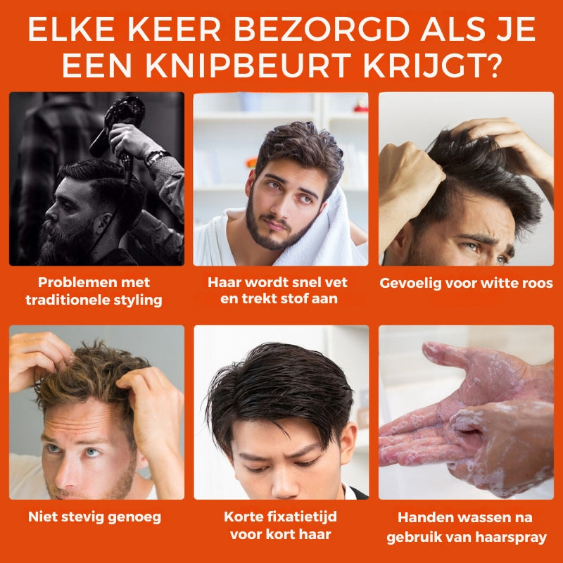 2 in 1 Hair Gel Combi – Kam en Gel in één voor Natuurlijke, Sterke en Sneldrogende Hold Styling!