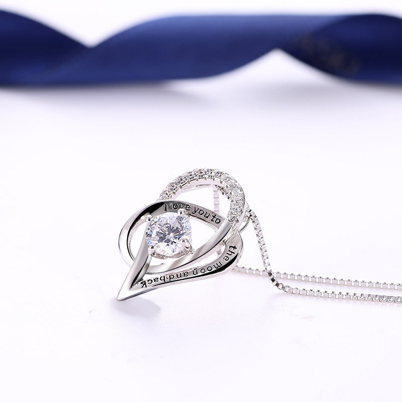 Hutsen | Gegrafeerd 'I love you' Ketting