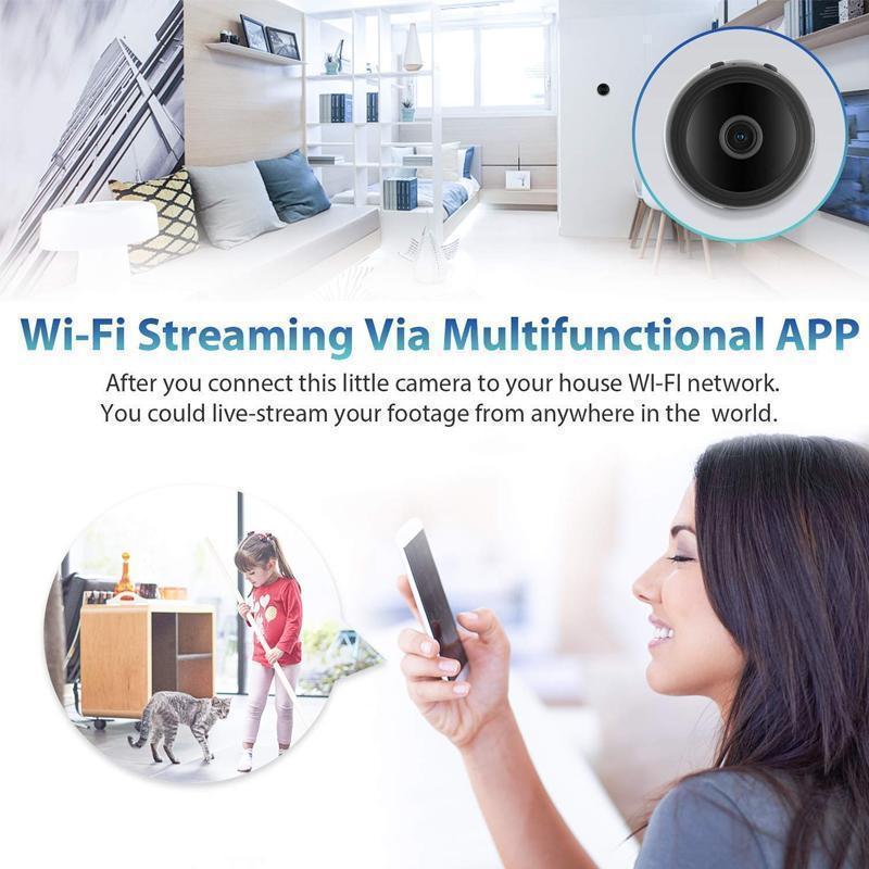 1080p WiFi Mini Camera - Beveilig je Huis Altijd en Overal