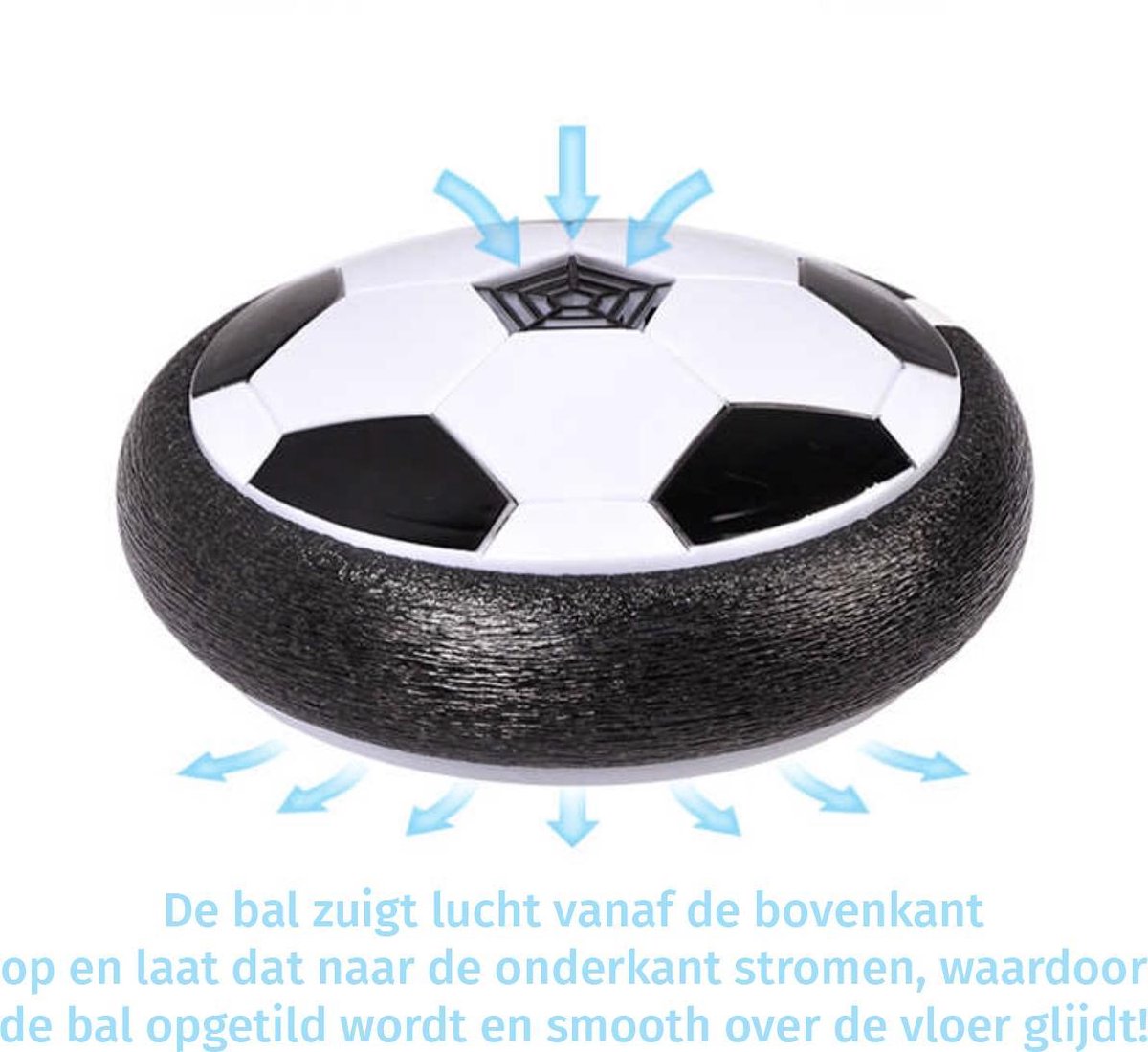 Play AirBall™ - De zwevende voetbal voor in huis met zachte stoot rand!