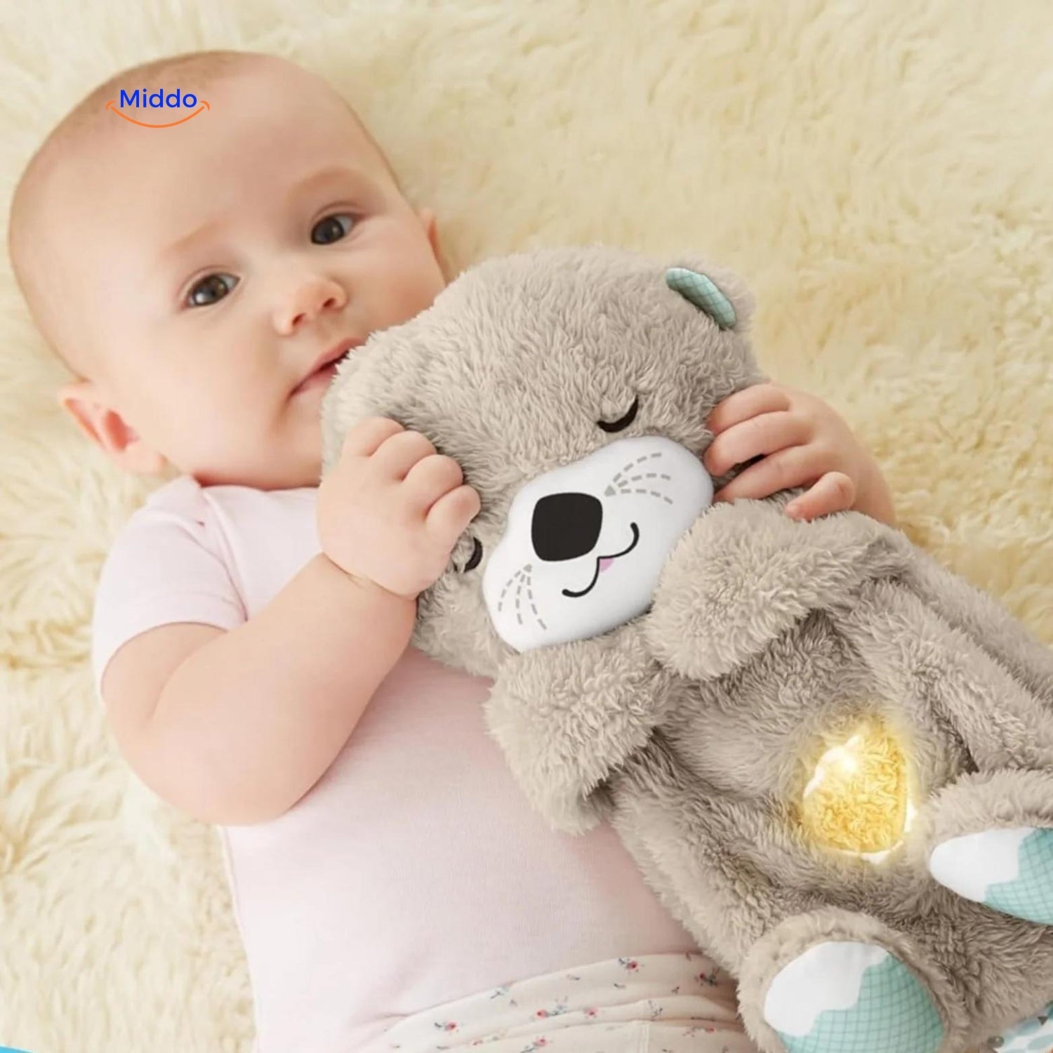 CuddleBuddy™: Baby Pluche Speelgoed voor Comfort en Rustige Slaap 1+1 GRATIS