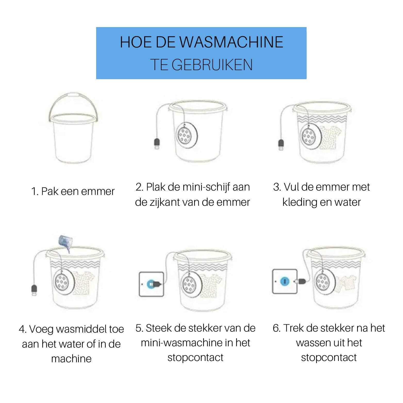 Wasmachine & Vaatwasser in één - EasyWash™