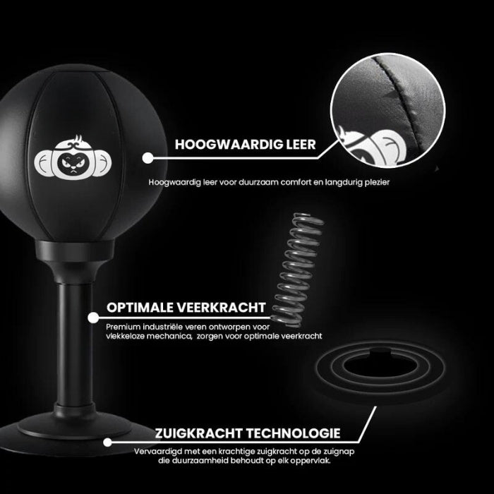 FunPunch™ Boksbal - Met krachtige zuignap tot 70KG