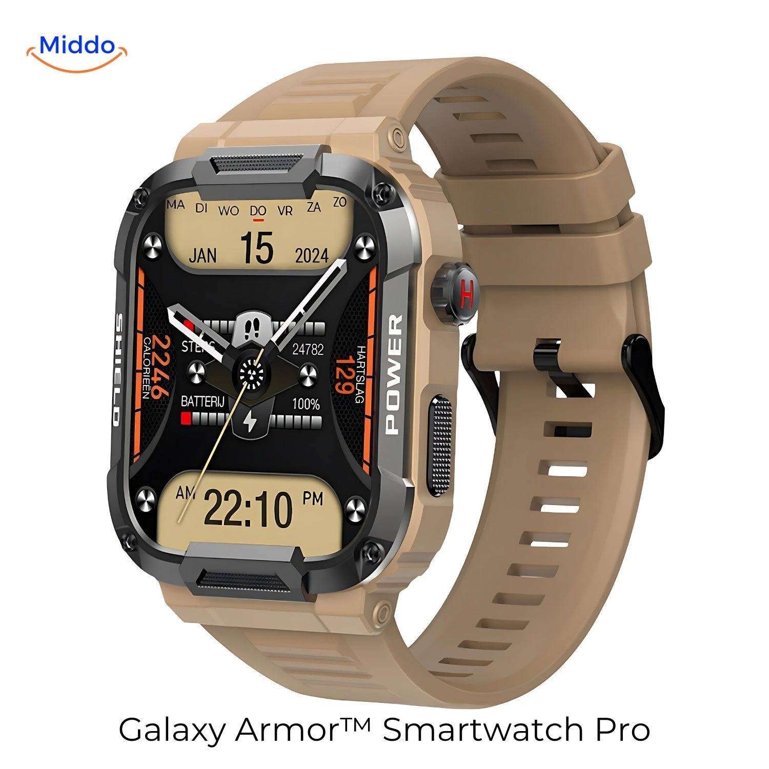 Galaxy Armor™ Smartwatch - Bespaar €100+ op de Onverwoestbare Smartwatch voor iOS & Android