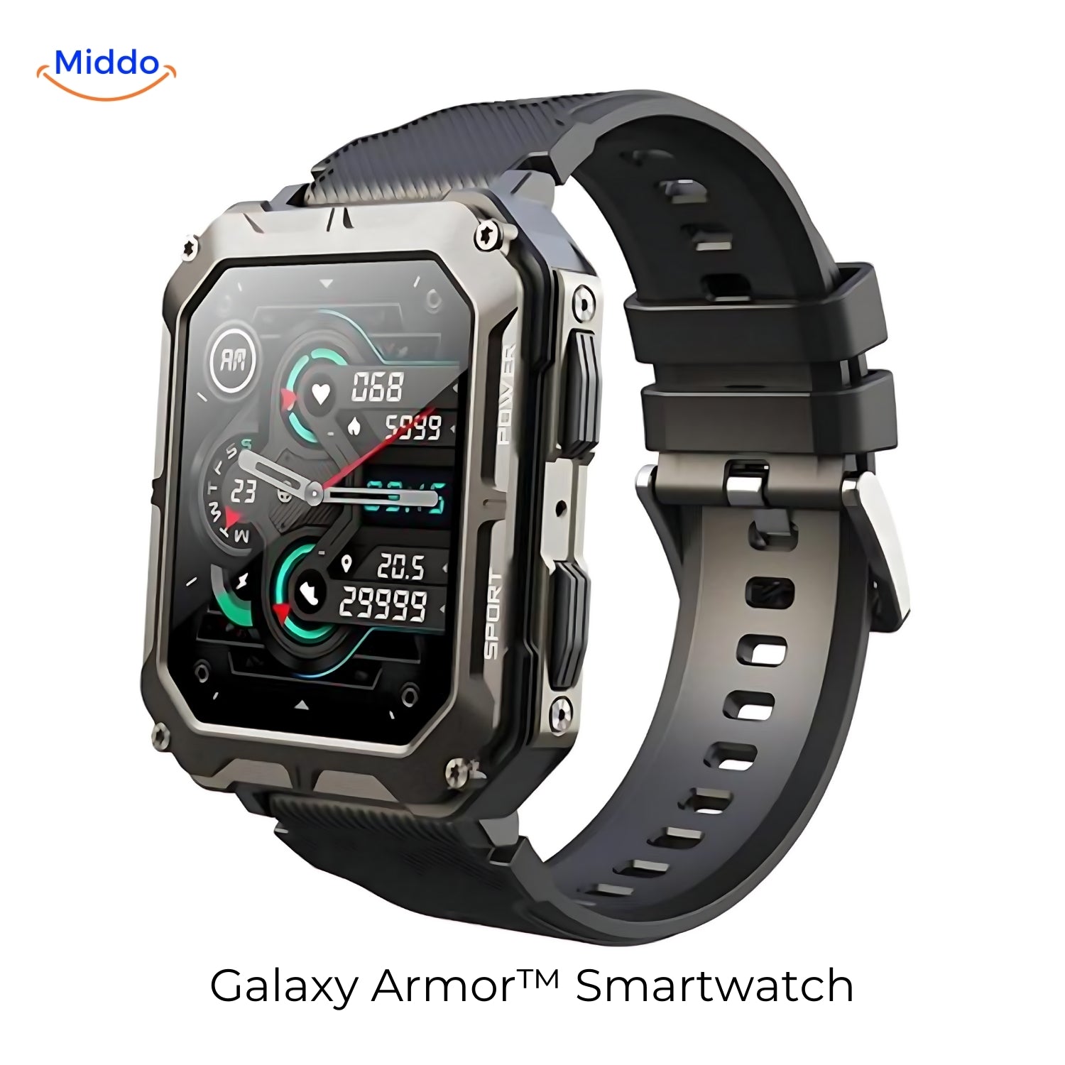 Galaxy Armor™ Smartwatch - Bespaar €100+ op de Onverwoestbare Smartwatch voor iOS & Android