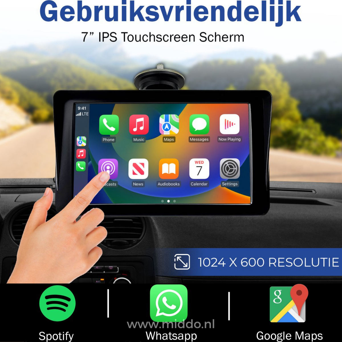 Bespaar meer dan €100,- op de verbeterde CarPlay™: Geschikt voor Android & iOS!