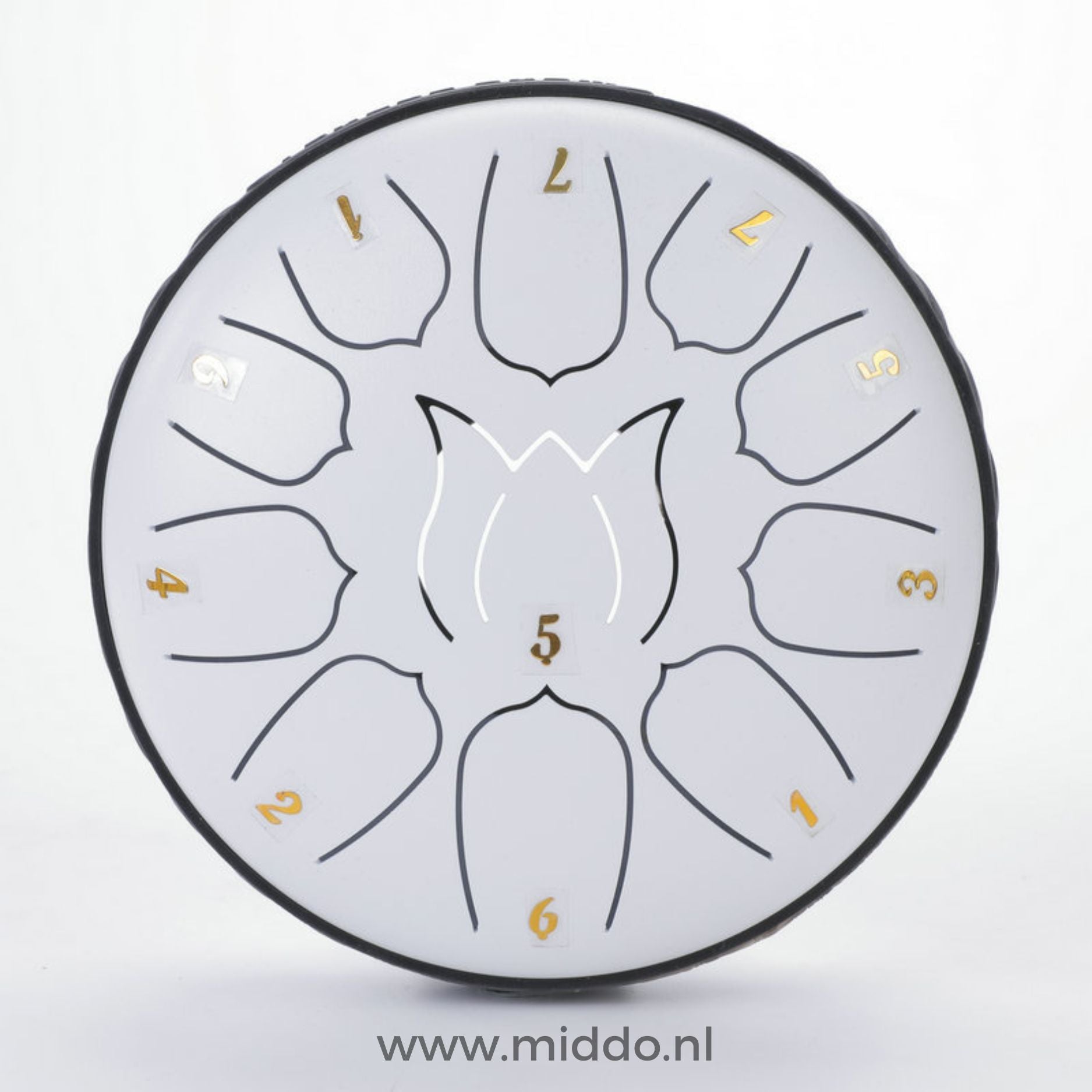 Harmonii KlankOase™ Steel Tongue Drum voor Muzikale Meditatie en Creatieve Expressie