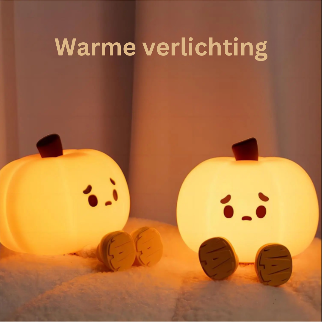 PumpkinGlow | Het zachte, gloeiende pompoenlicht geeft een gevoel van rust