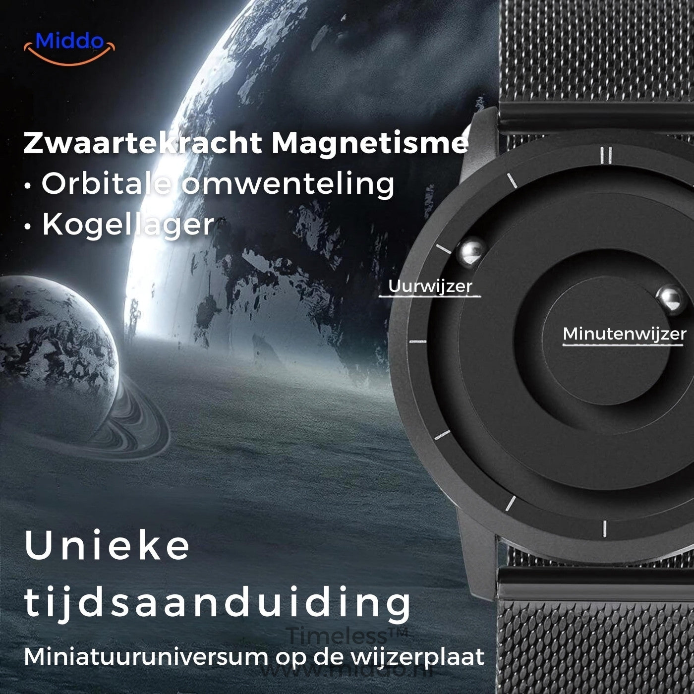 Magnetic Watch™ - Premium Handgemaakt Magnetisch Horloge.