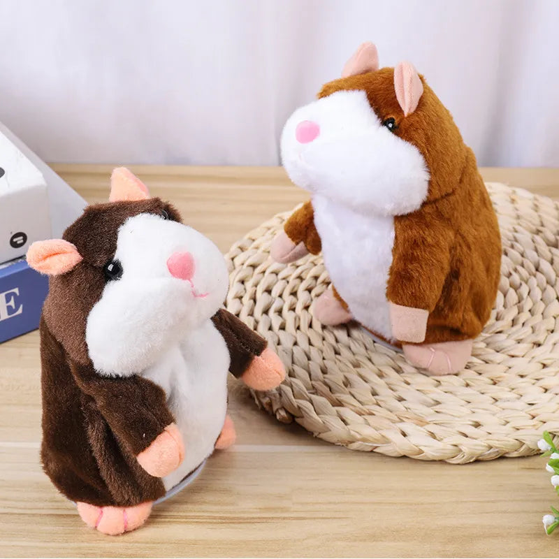 Kletshuts™ TalkingHamster - Lief Pratende Hamster Pluche Speelgoed