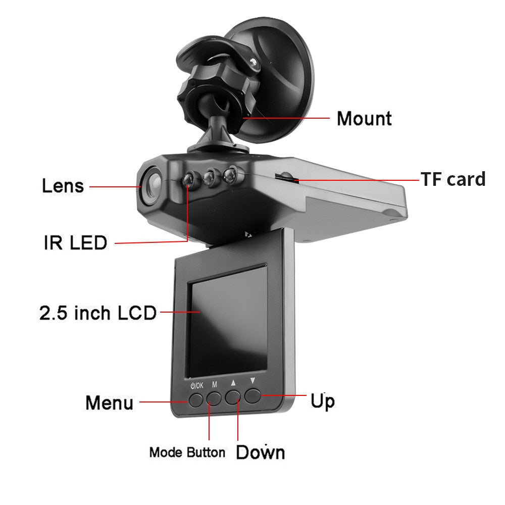 DashCam HD Pro - Full HD Auto Dashboardcamera