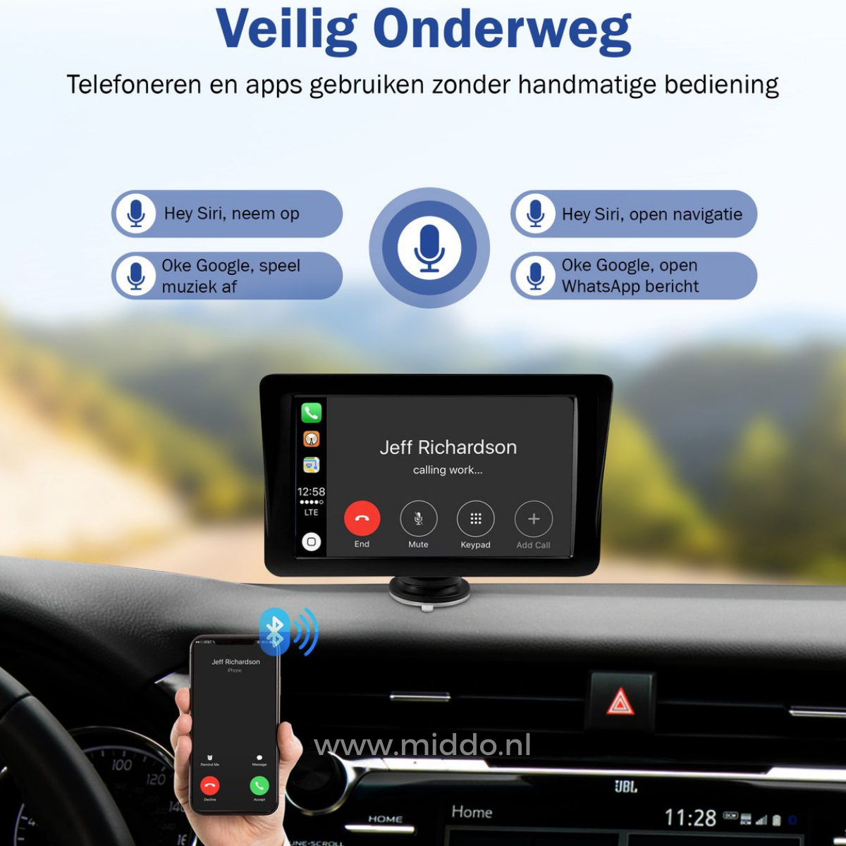 Bespaar meer dan €100,- op de verbeterde CarPlay™: Geschikt voor Android & iOS!