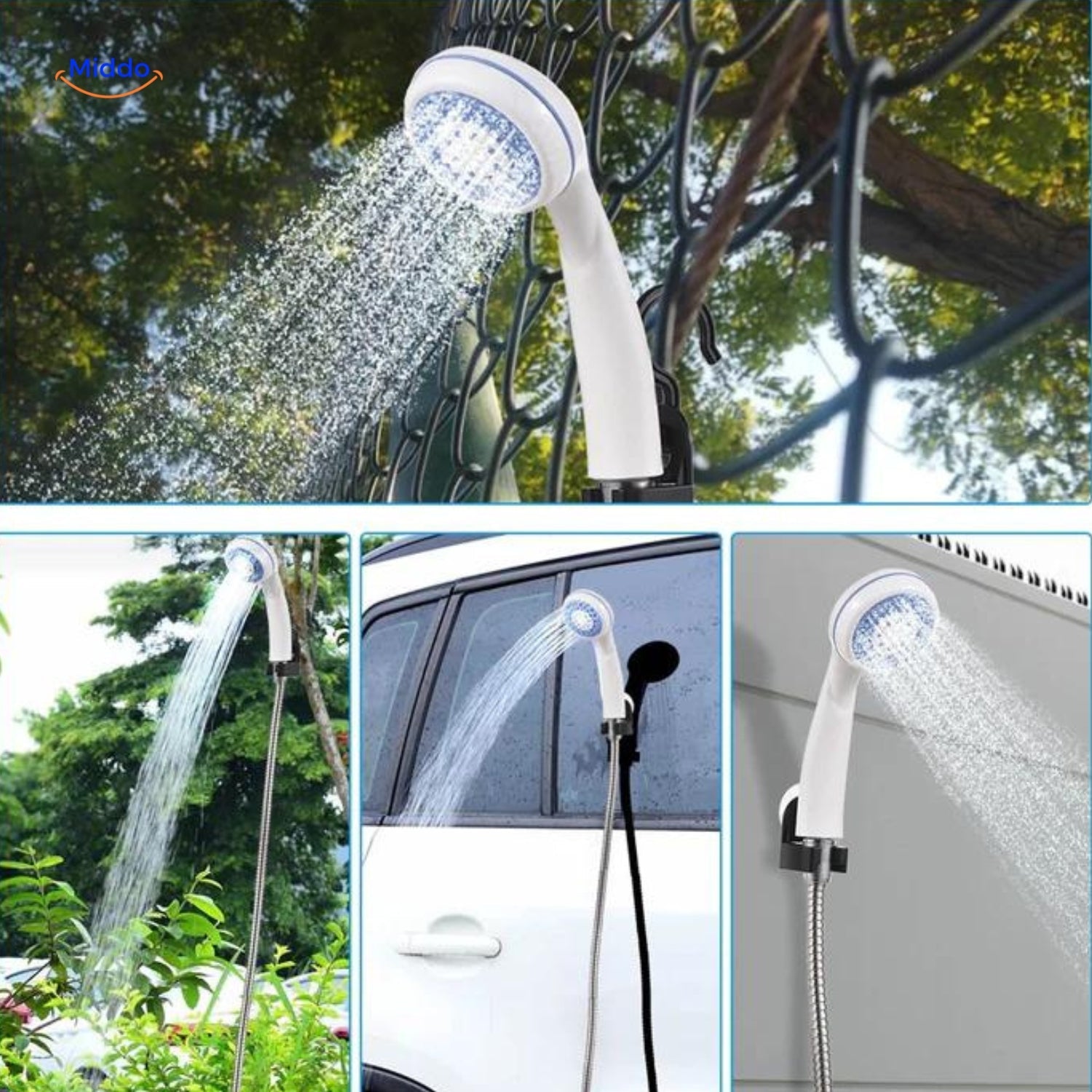 Aquacharge™ Draagbare Elektrische Douche: Ultieme Usb-oplaaddouche Voor Buiten- En Thuisgebruik