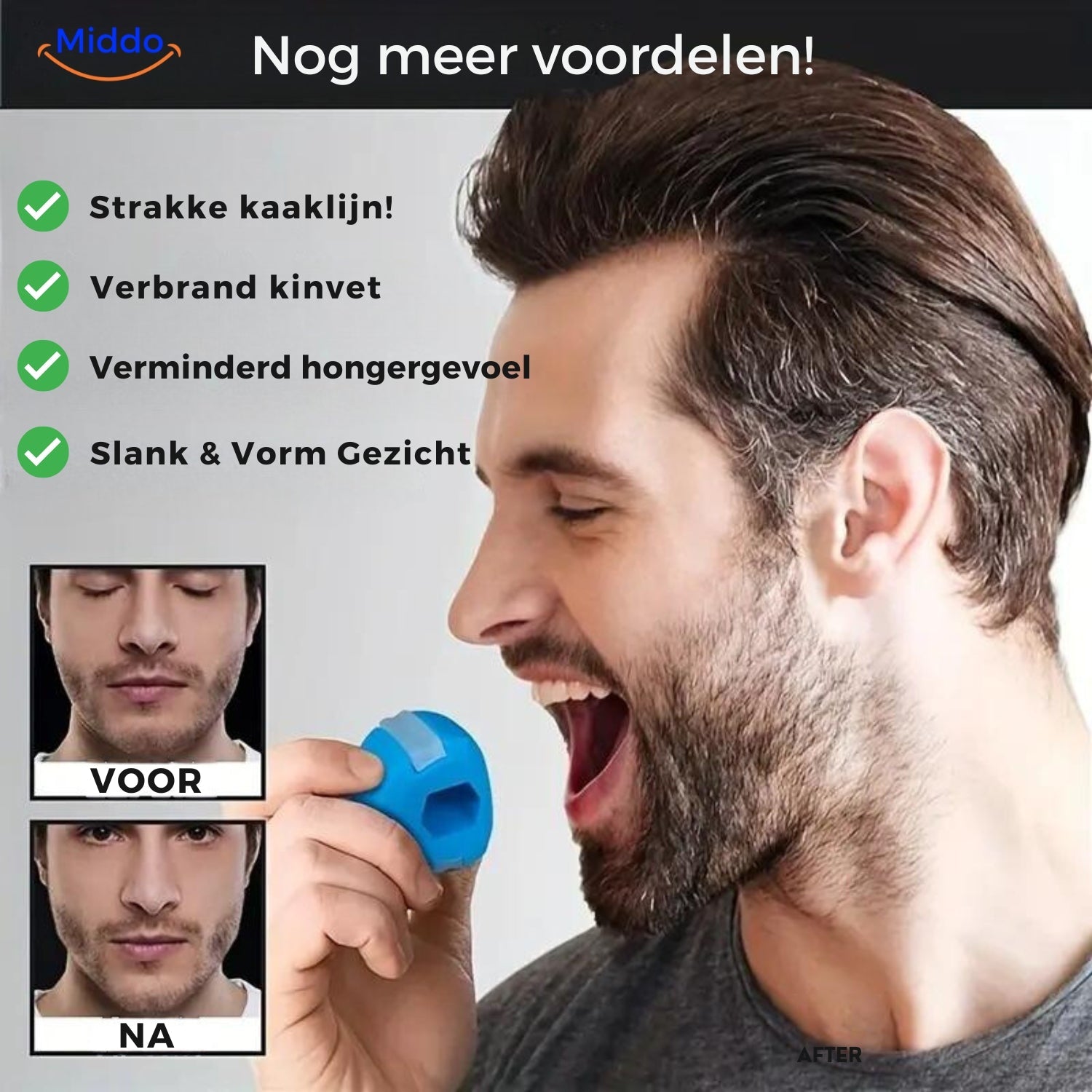 KaakMaster™ Pro Kaaktrainer - Voor de Perfecte Kaaklijn