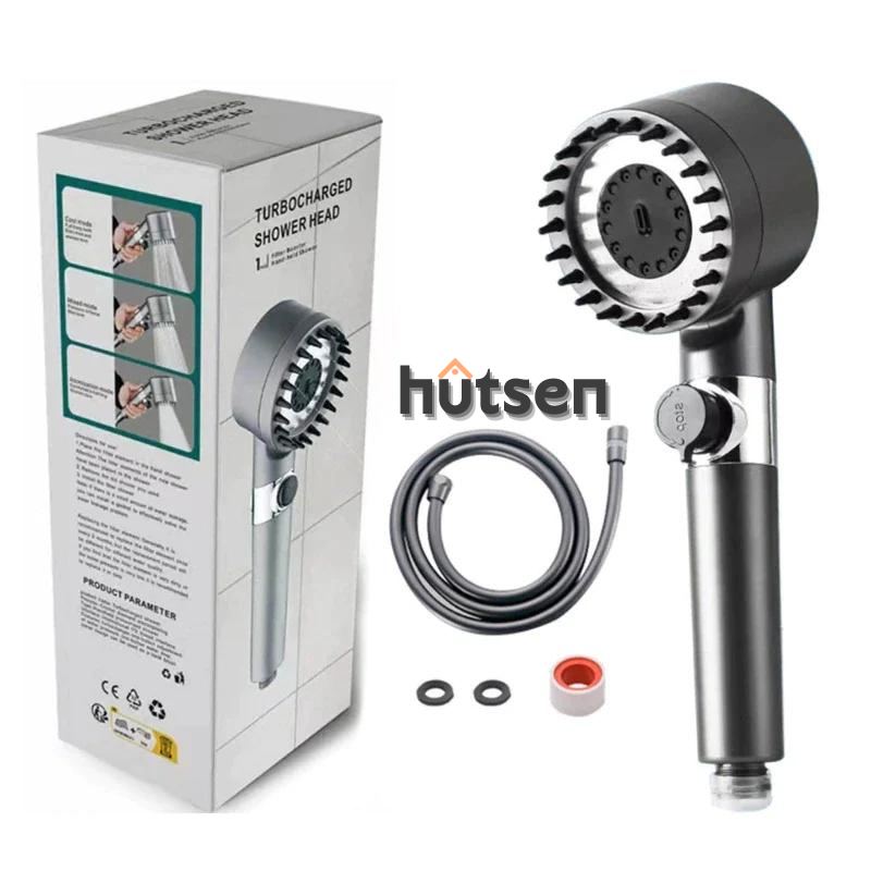 Husten Borhe® Shower - 4 in 1 Massage En Huid Schoonheid Multifunctionele Douchekop