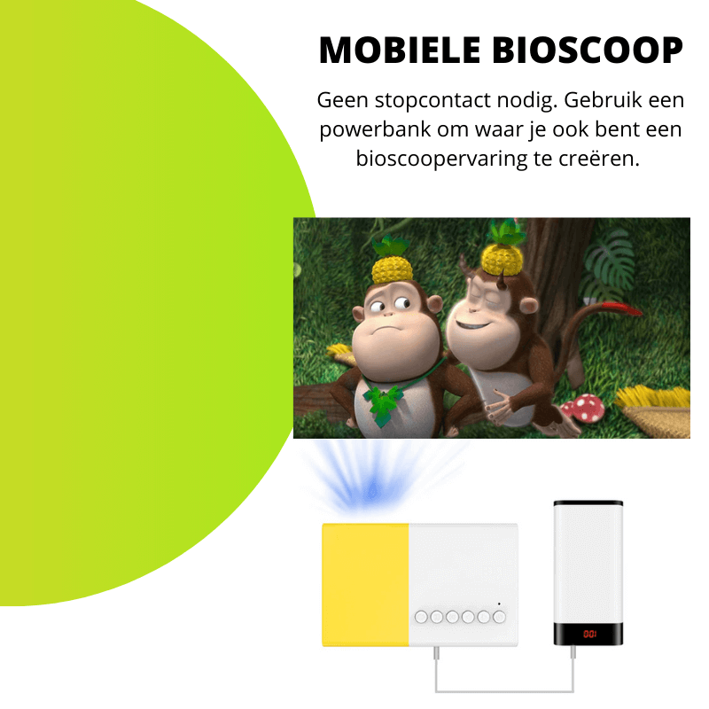 MiniBeam™ HD - Ultieme bioscoopervaring op elke plek!