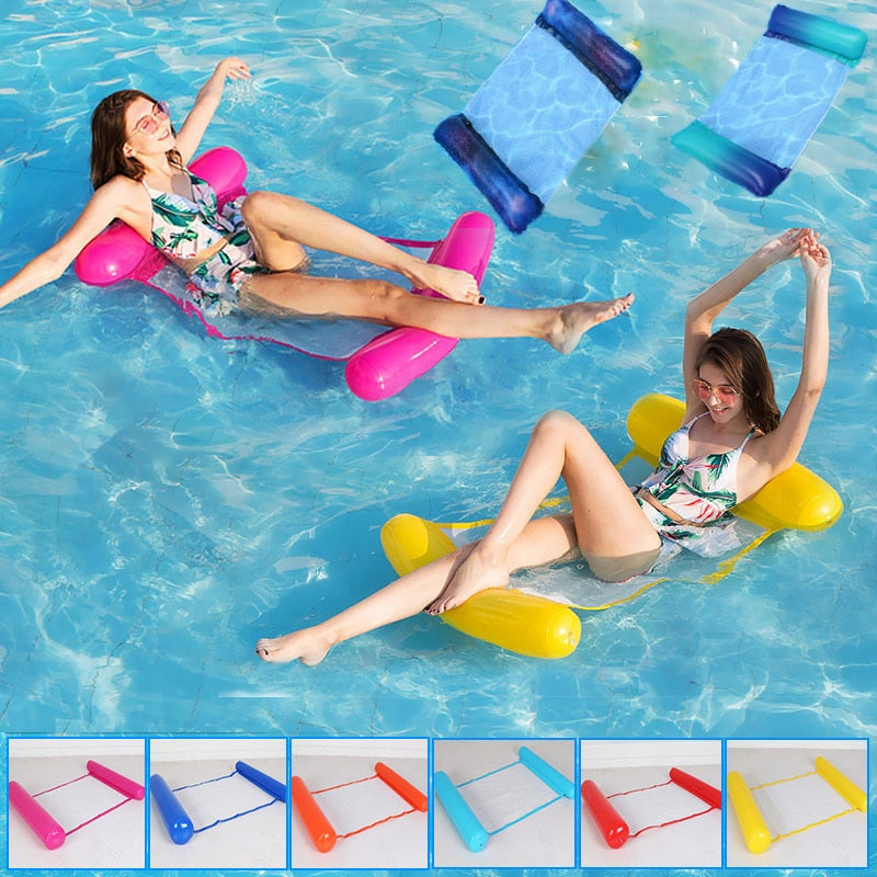 Opblaasbare Water Hangmat! Dobber lekker weg op het water!