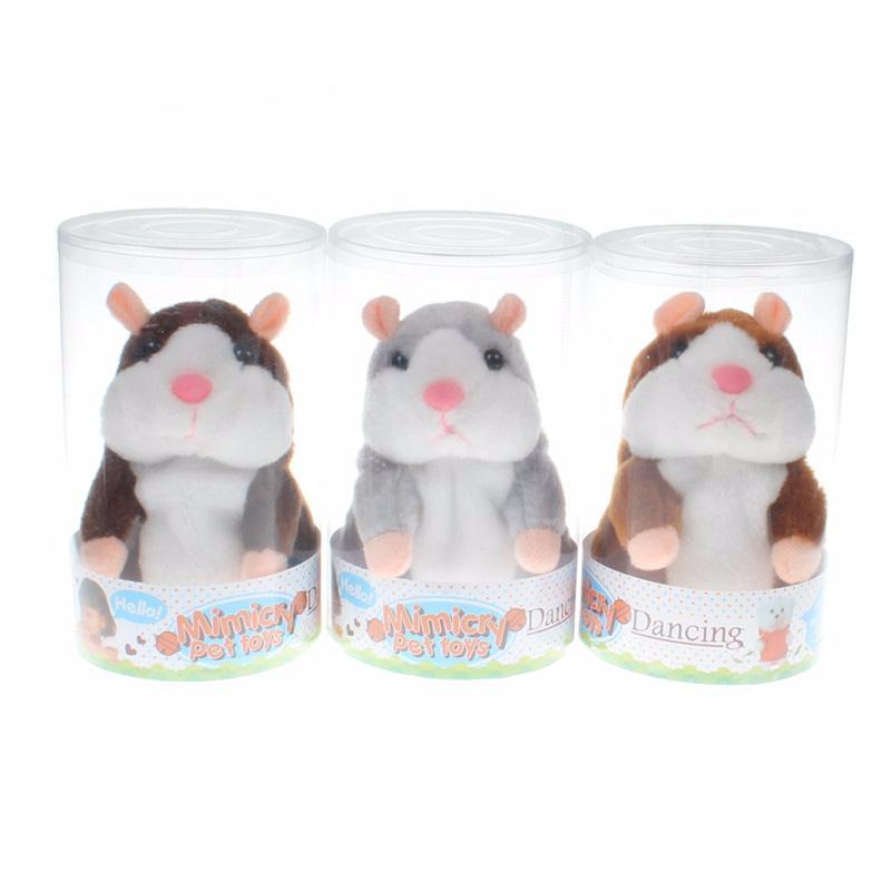 Kletshuts™ TalkingHamster - Lief Pratende Hamster Pluche Speelgoed