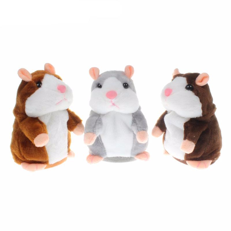 Kletshuts™ TalkingHamster - Lief Pratende Hamster Pluche Speelgoed