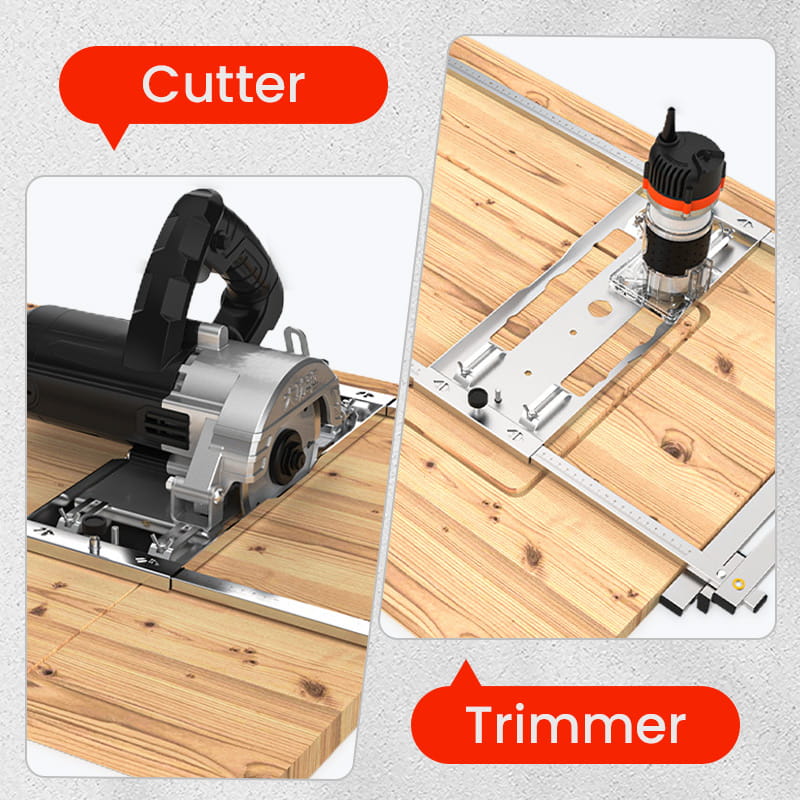 Snijmachine Randgeleider Positioneerder