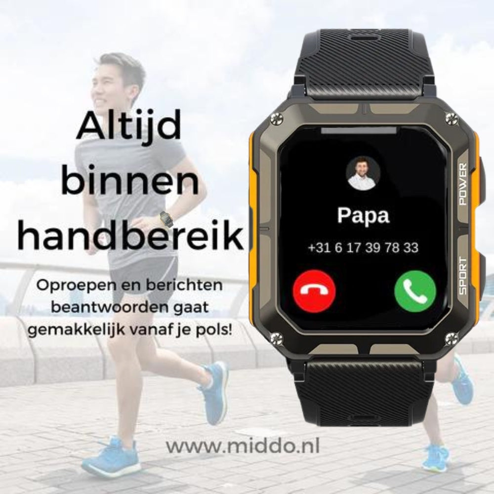 Stoer & Slim: De Onverwoestbare Smartwatch met Topprestaties voor minder dan €100,-!